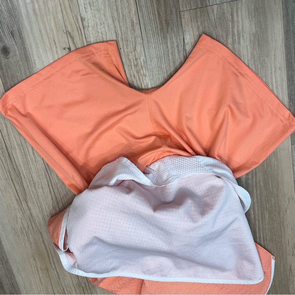 Adidas Golf Rangewear coral pink orange active Skort Size small - Picture 7 of 7